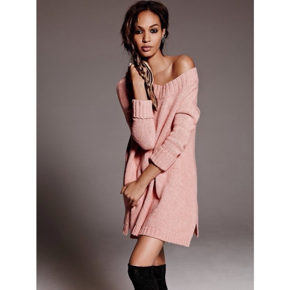 Free People Sweaters - NWT Free People On a Role Sweater Tunic Pink Sz XS